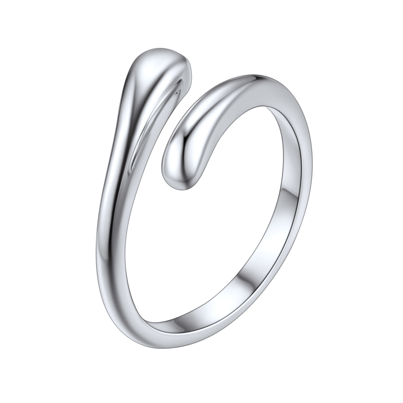 Teardrop Adjustable Simpe Toe Band Ring