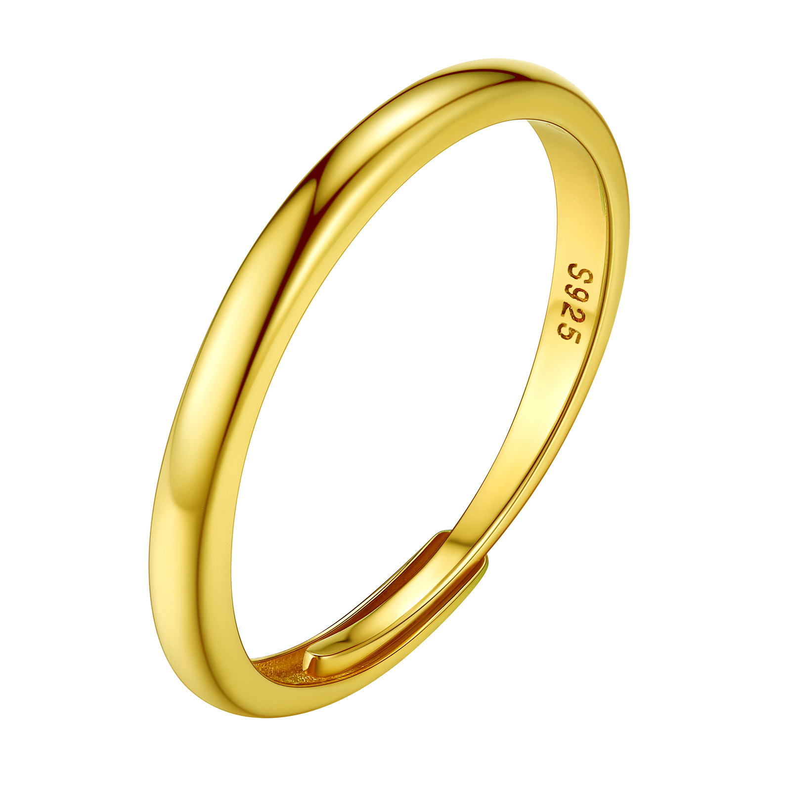 Custom Sterling Silver Engravable Ring Wedding band For Her