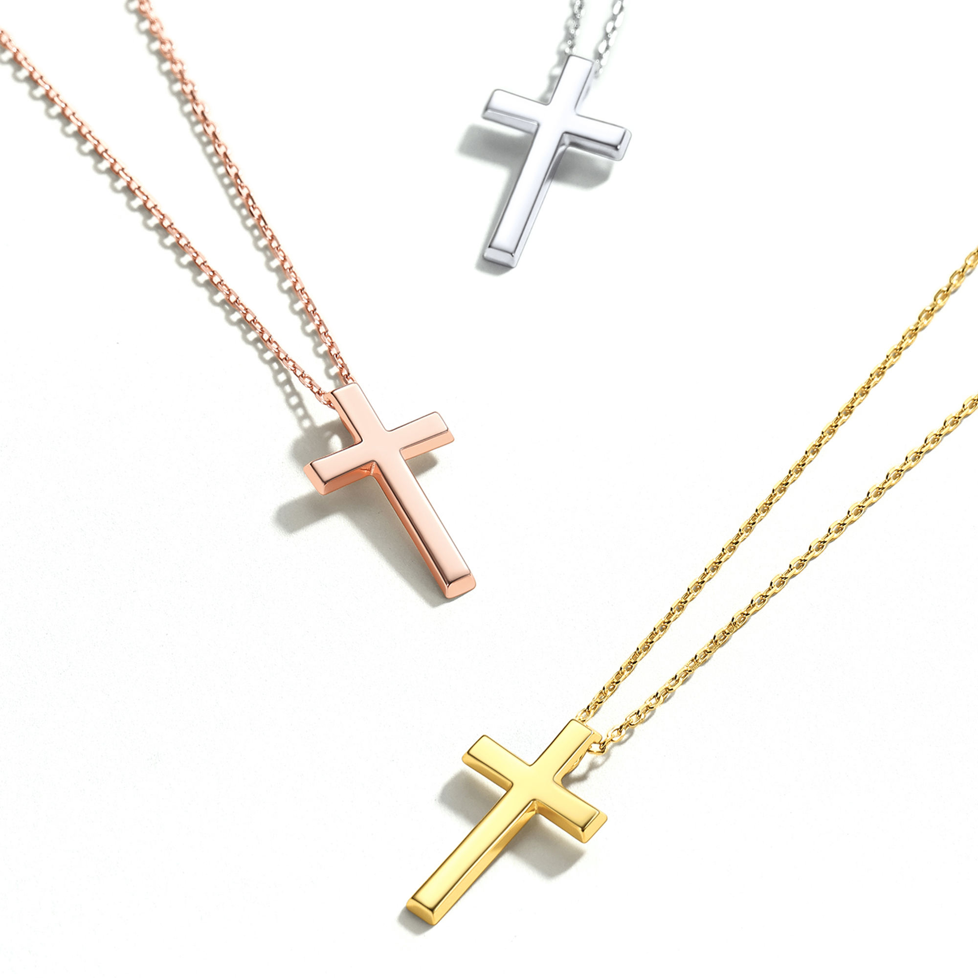 Cross Pendant Necklace in Different Colors