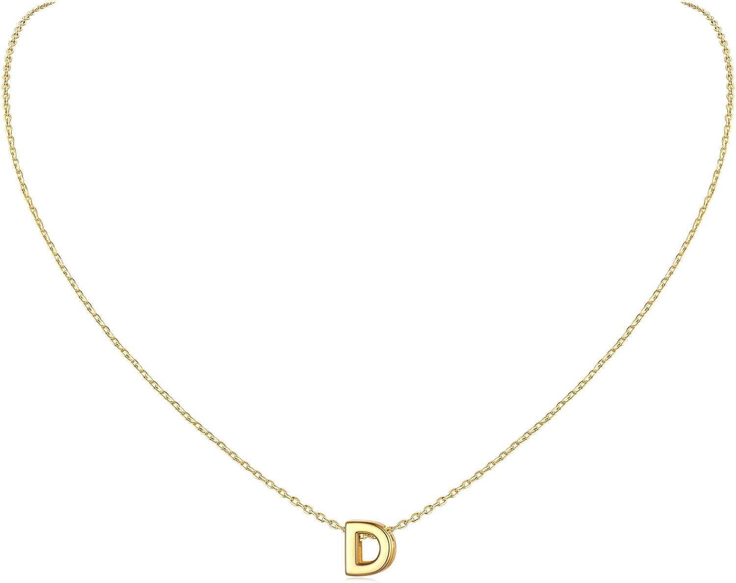 Initial Dainty Necklace for women, silver jewelry, A to Z  jewelry, gift idea