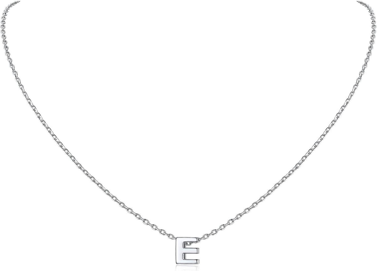Initial Dainty Necklace for women, silver jewelry, A to Z  jewelry, gift idea