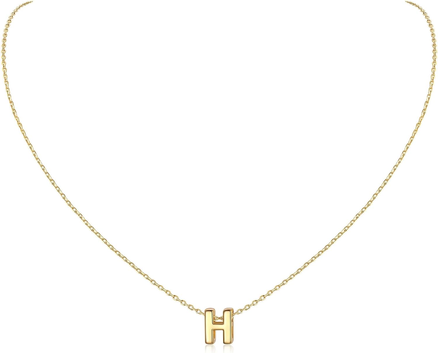 Initial Dainty Necklace for women, silver jewelry, A to Z  jewelry, gift idea