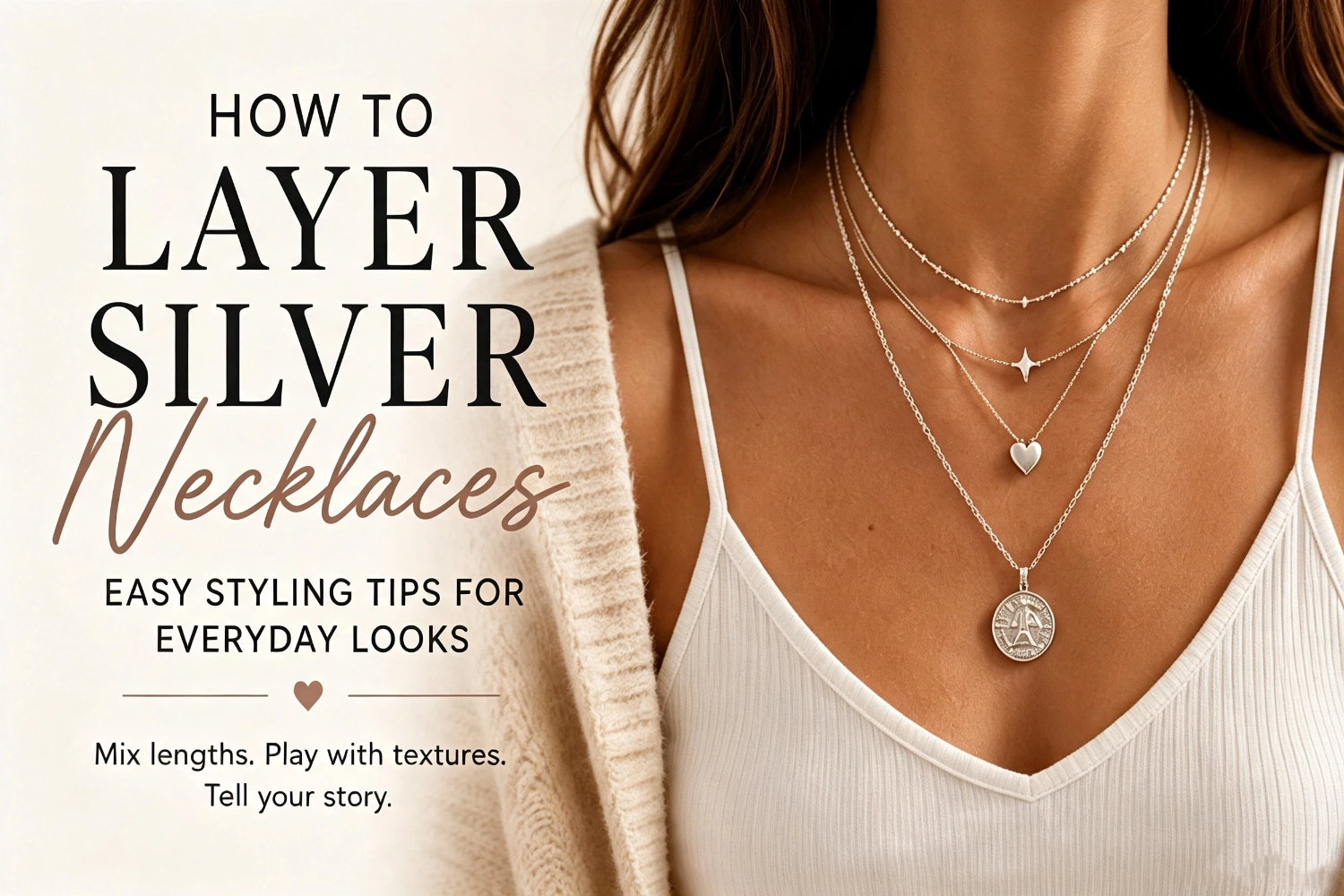 How to Layer Necklaces for an Effortless Everyday Look