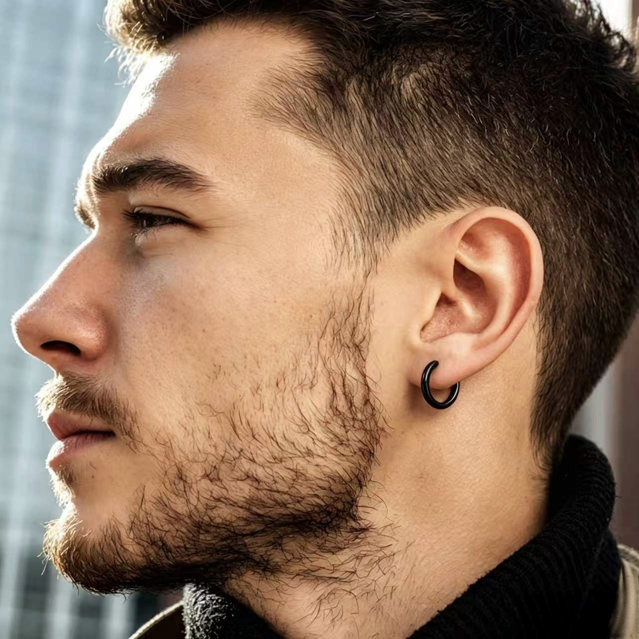 Tiny Cartilage Huggie Hoop Earrings