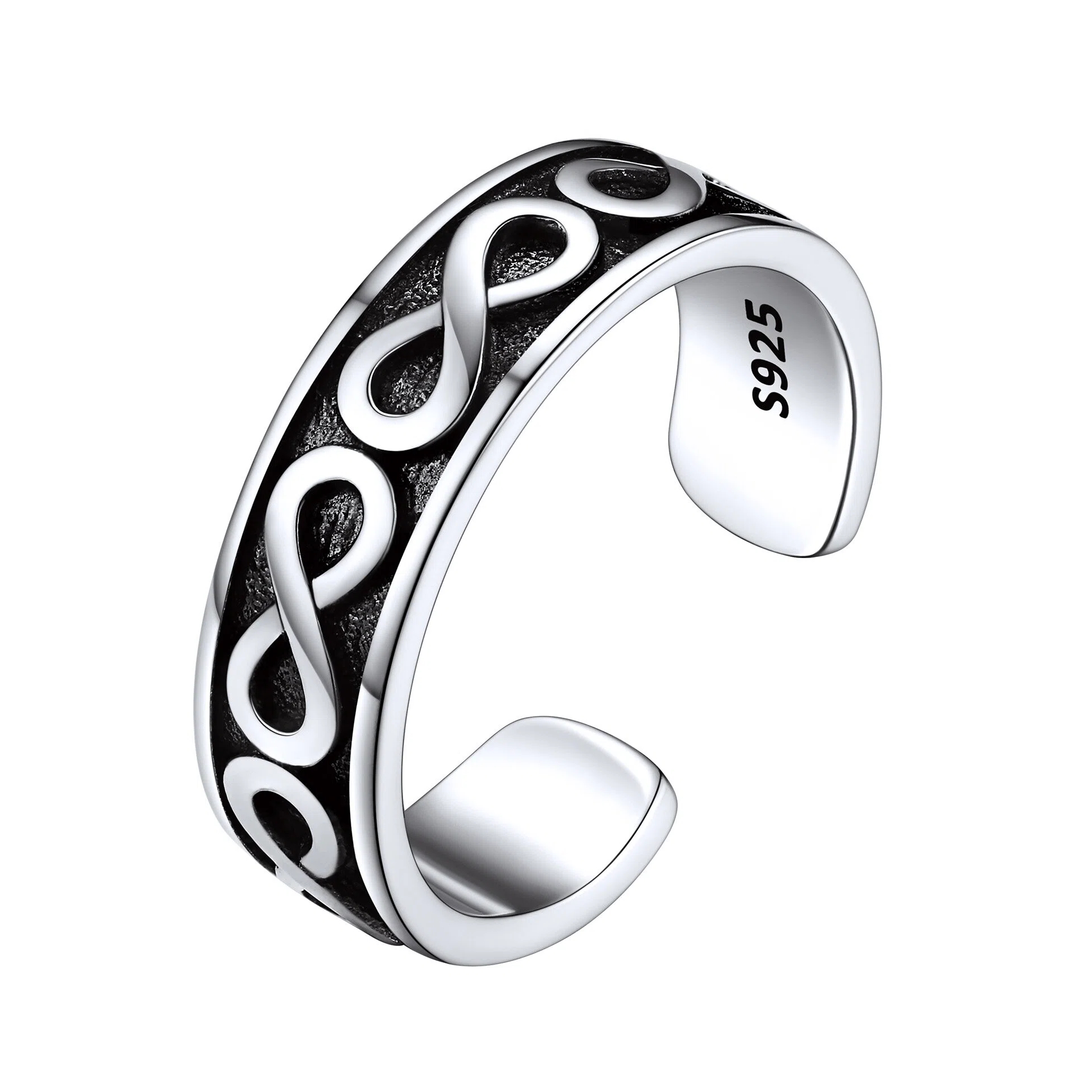 Infinity Adjustable Open Toe Rings