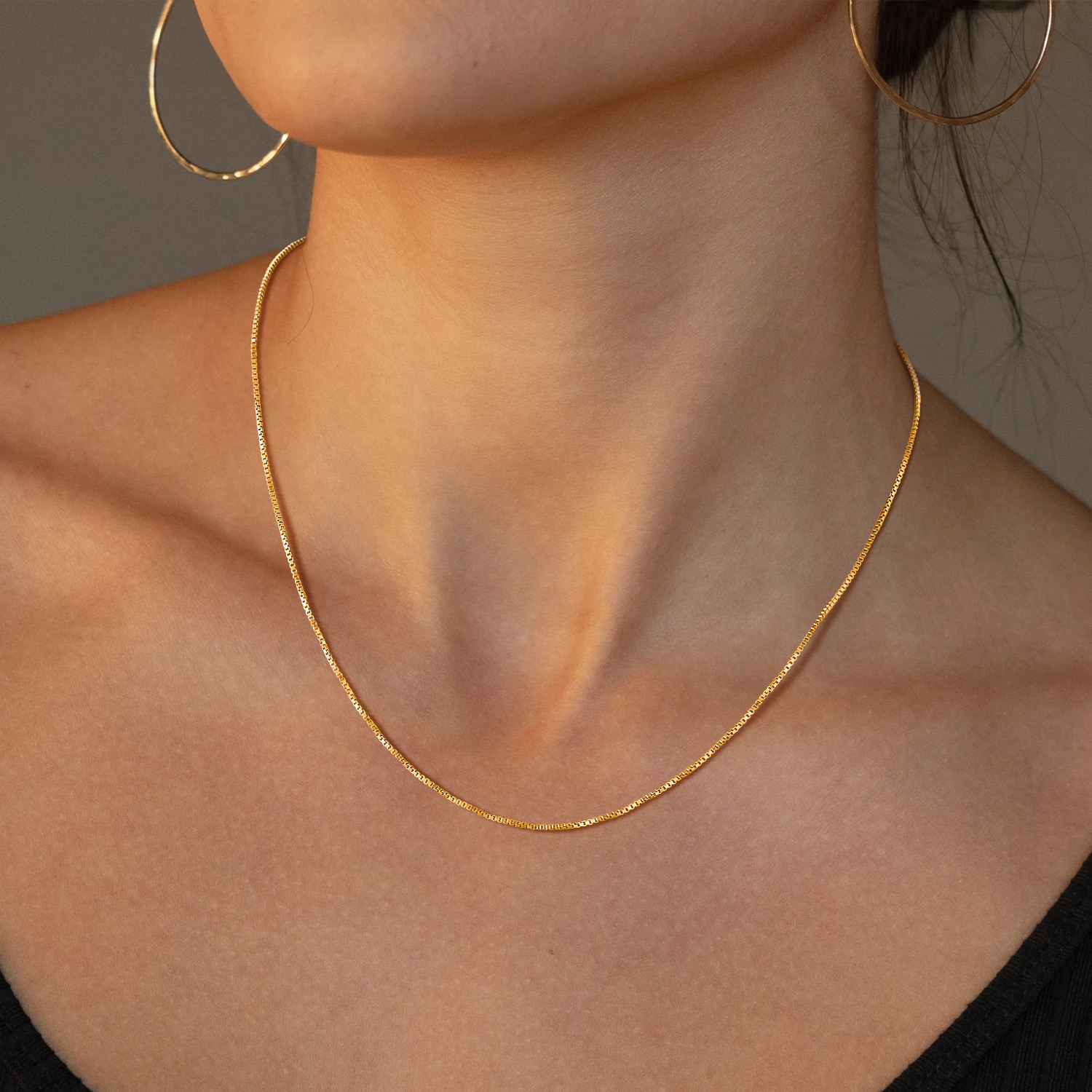 Thin Silver Cable Chain Necklace for Women, Ladies, Men, Mother, Father, Friends, girlfriend, boyfriend, teenager, husband