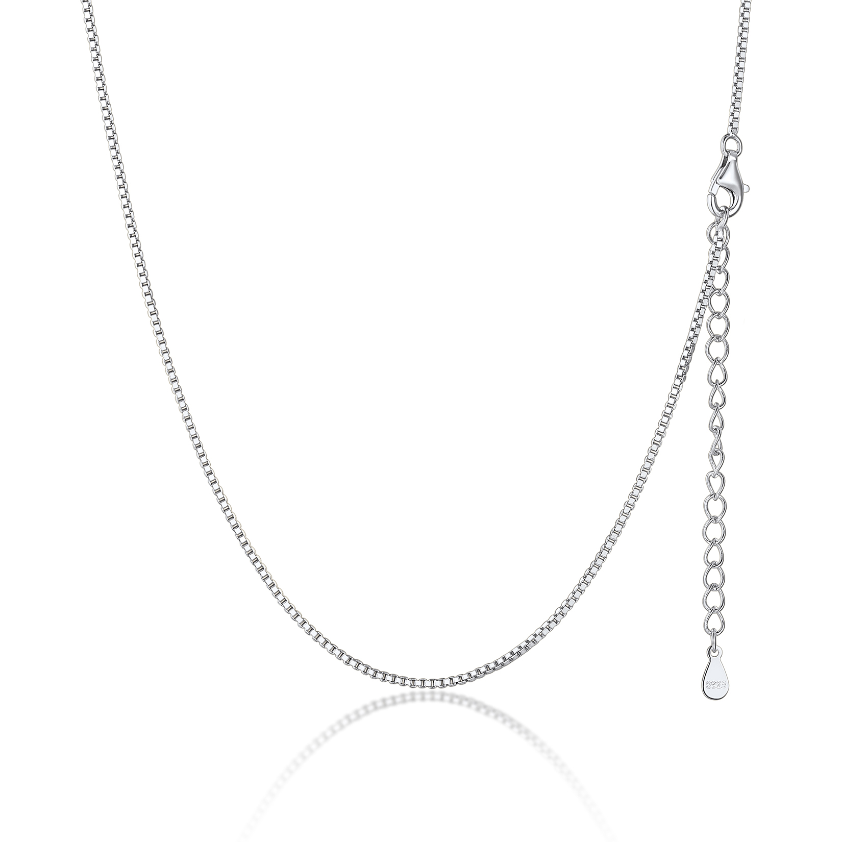 Thin Silver Cable Chain Necklace