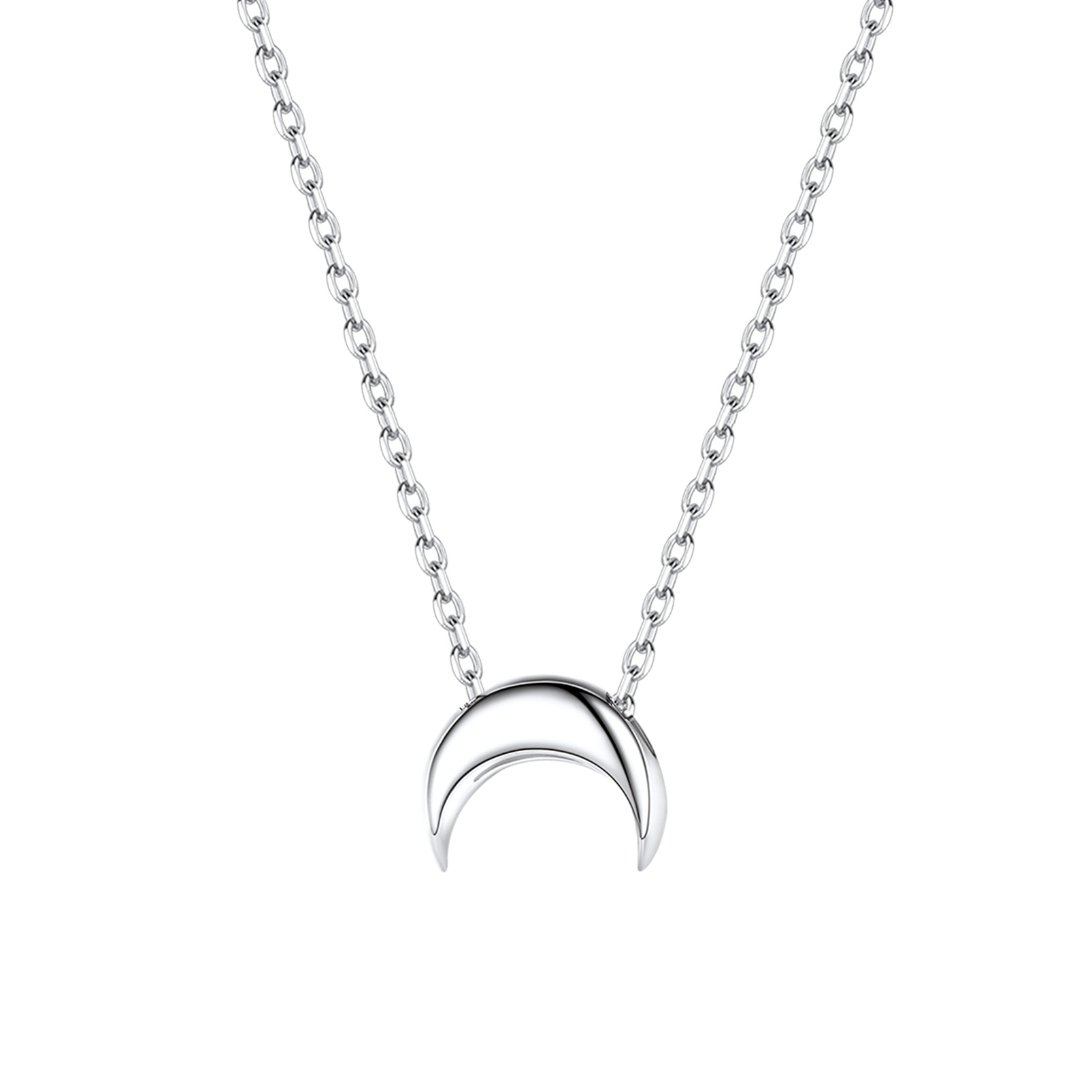 Moon Dainty Pendant Necklace