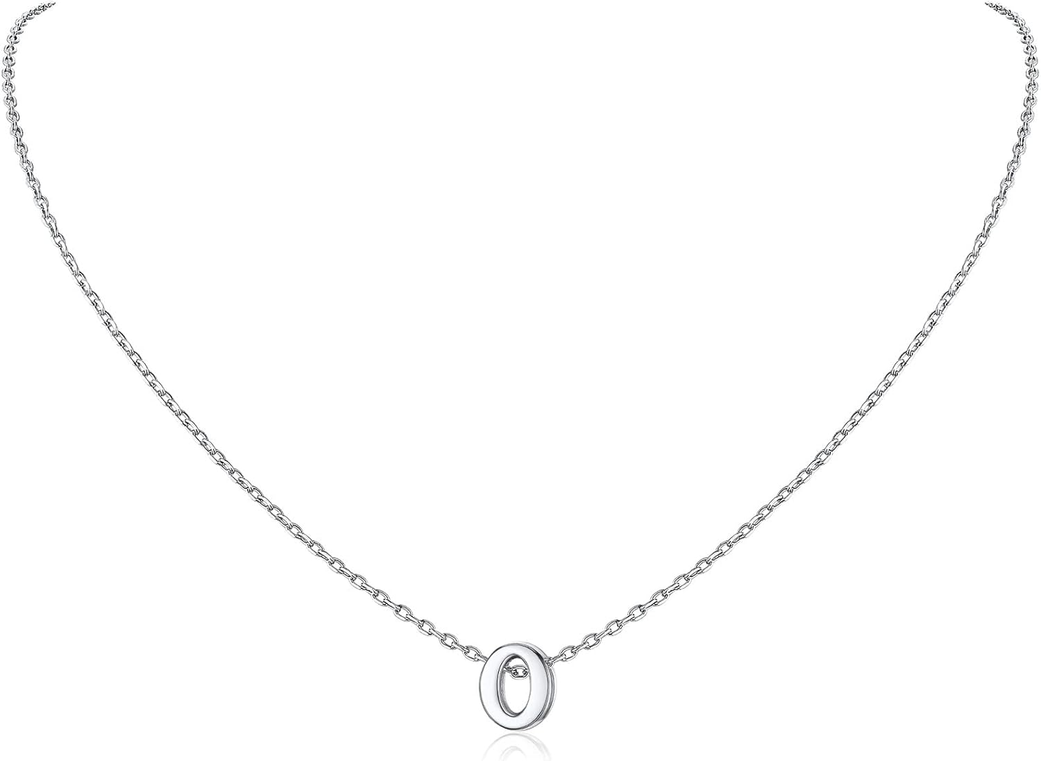 Initial Dainty Necklace for women, silver jewelry, A to Z  jewelry, gift idea