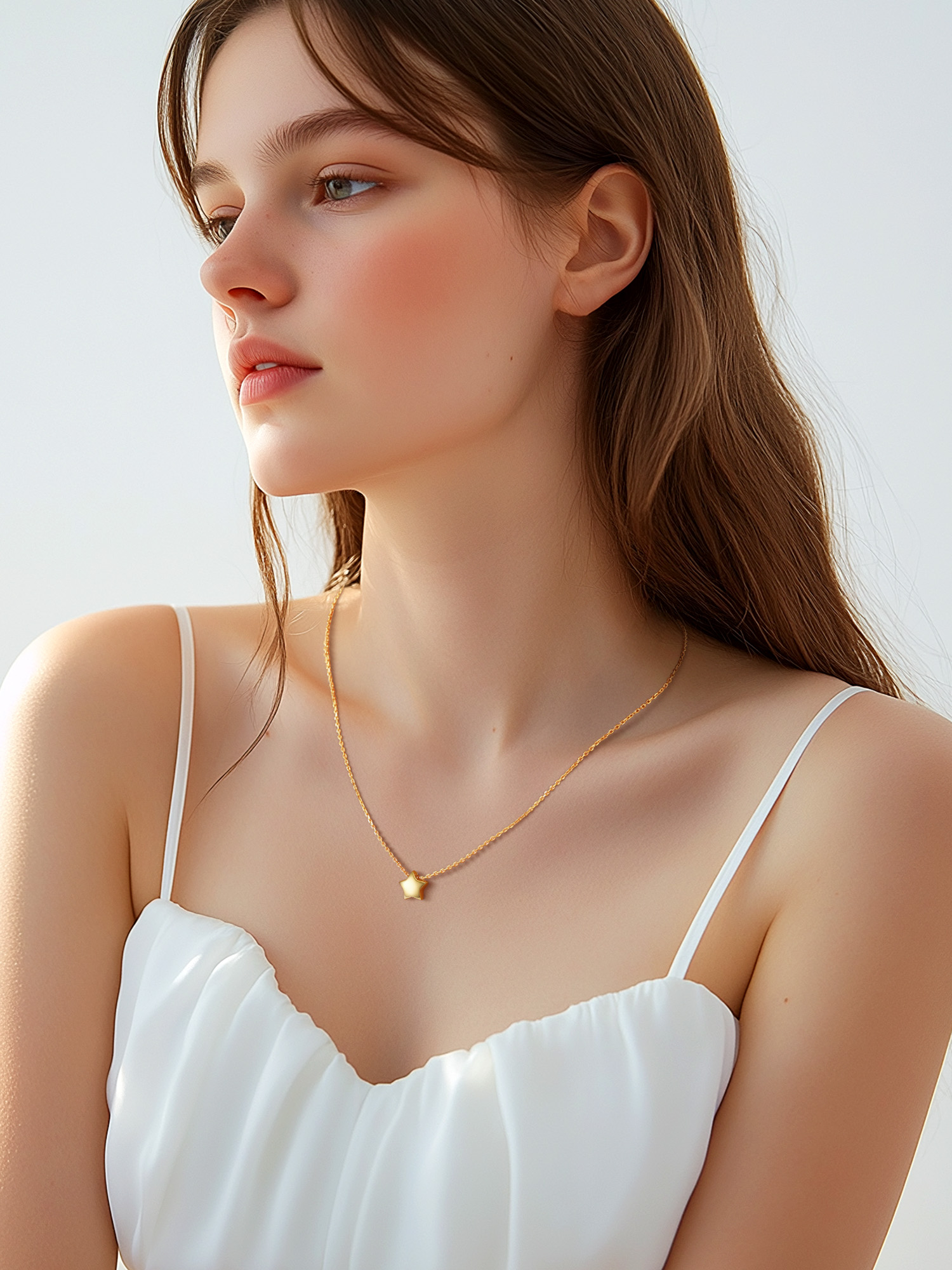 Star Dainty Pendant Necklace for Women