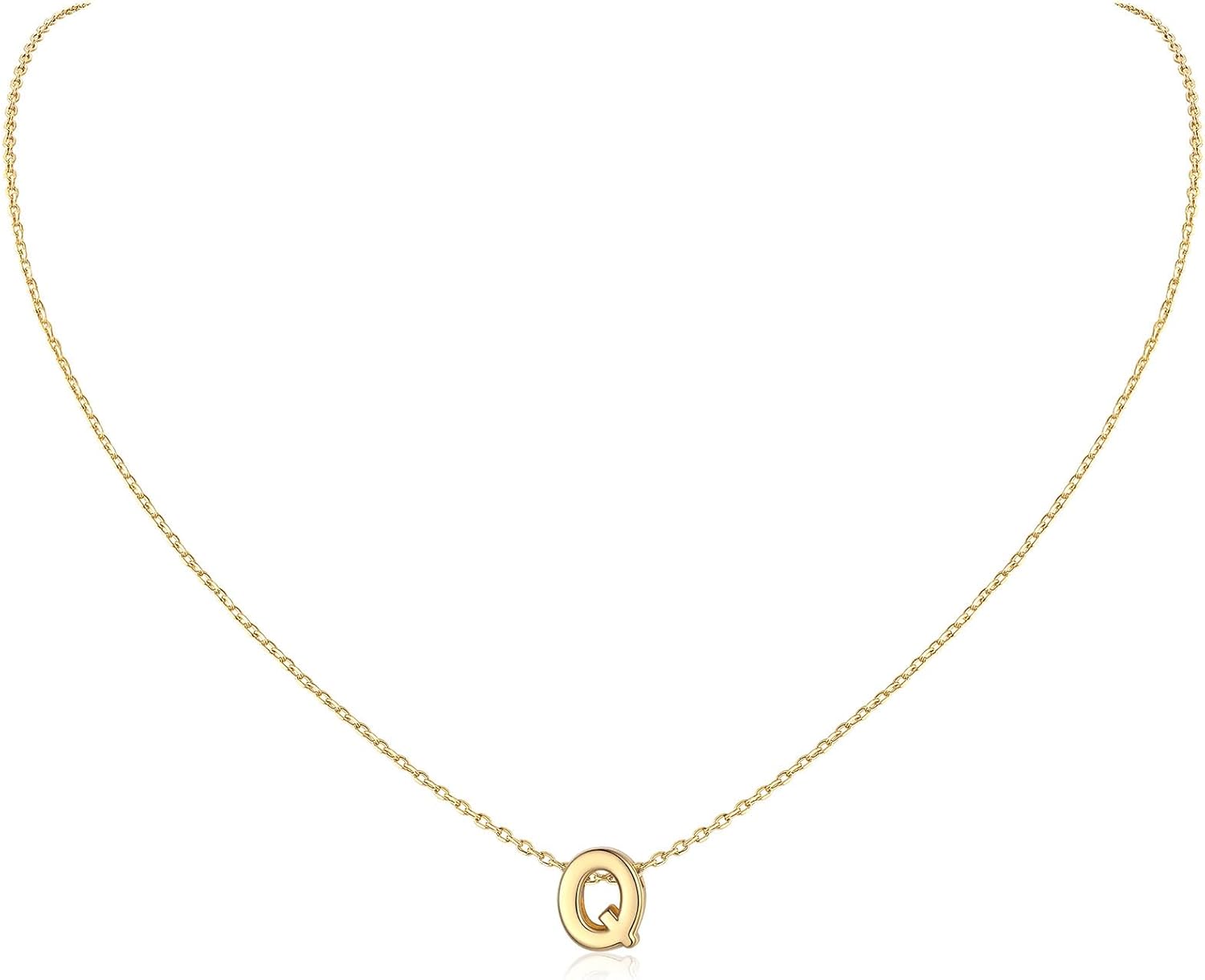 Initial Dainty Necklace for women, silver jewelry, A to Z  jewelry, gift idea