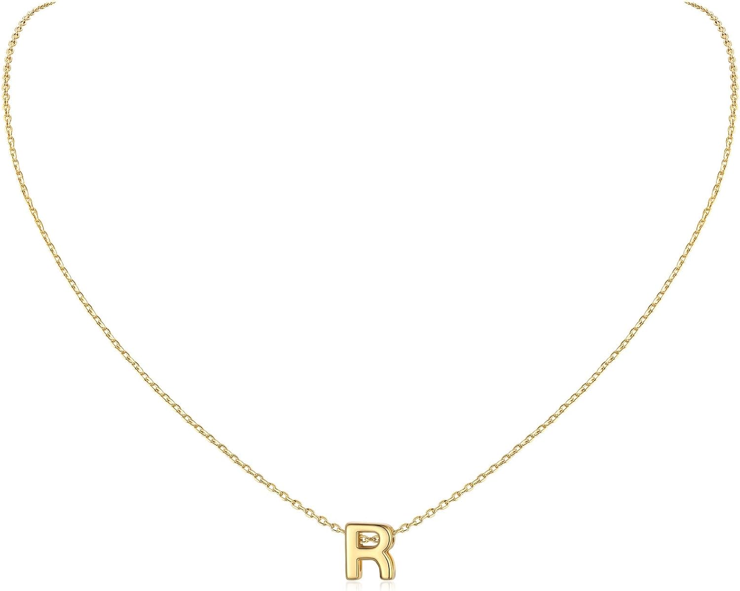 Initial Dainty Necklace for women, silver jewelry, A to Z  jewelry, gift idea