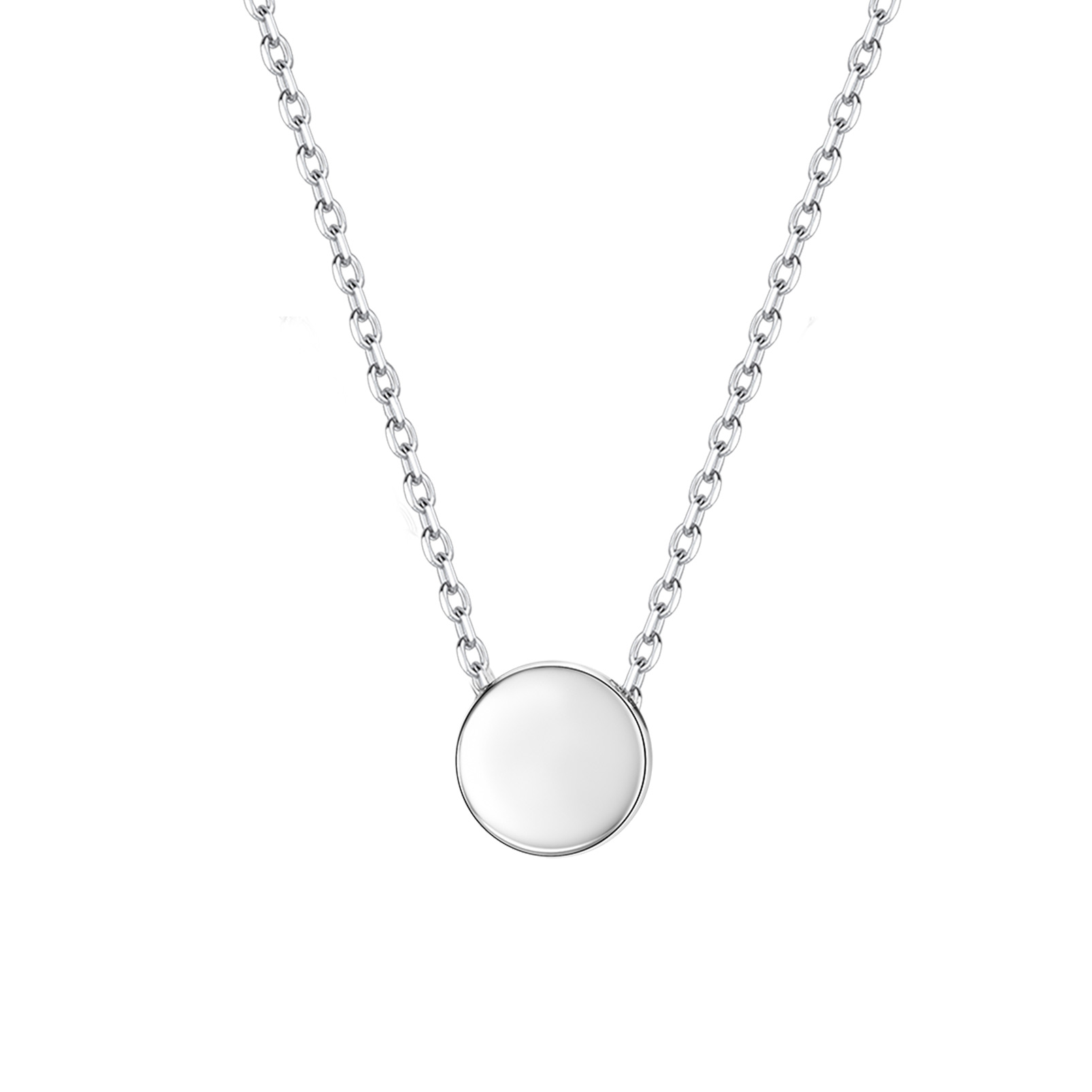 Round Dot Pendant Necklace