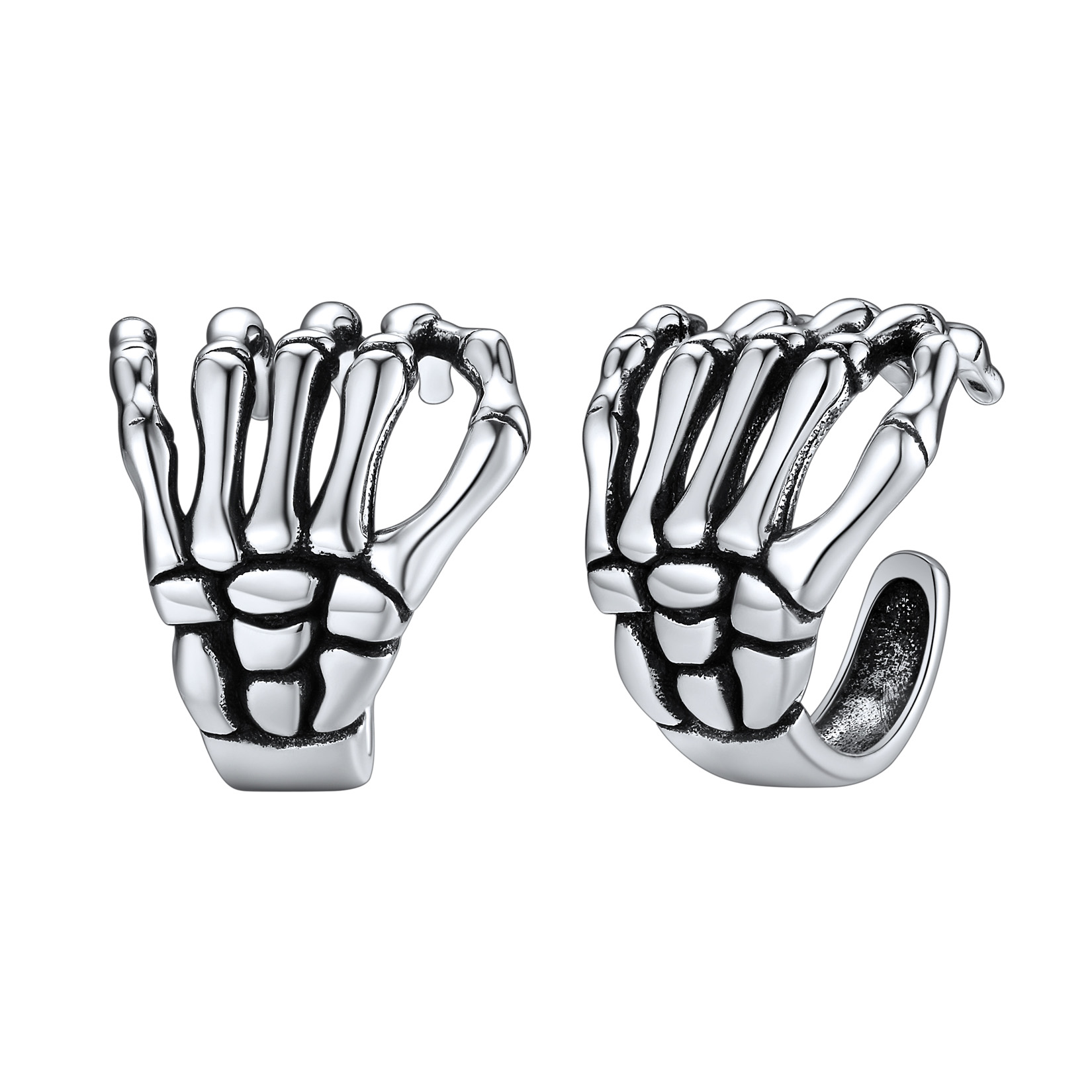 Skull hand cuff Earrings
