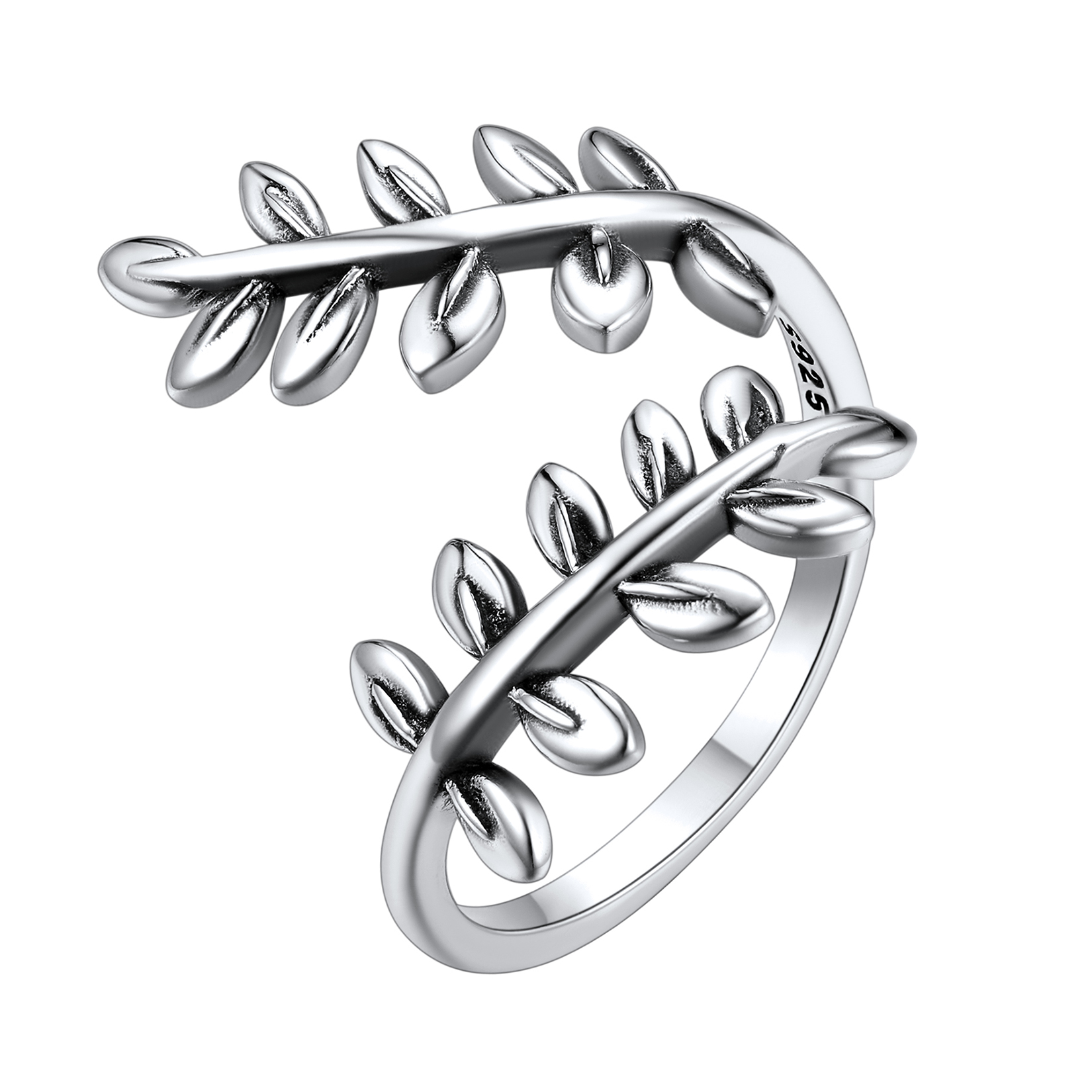 Adjustable Open Leaf Wrap Toe Ring