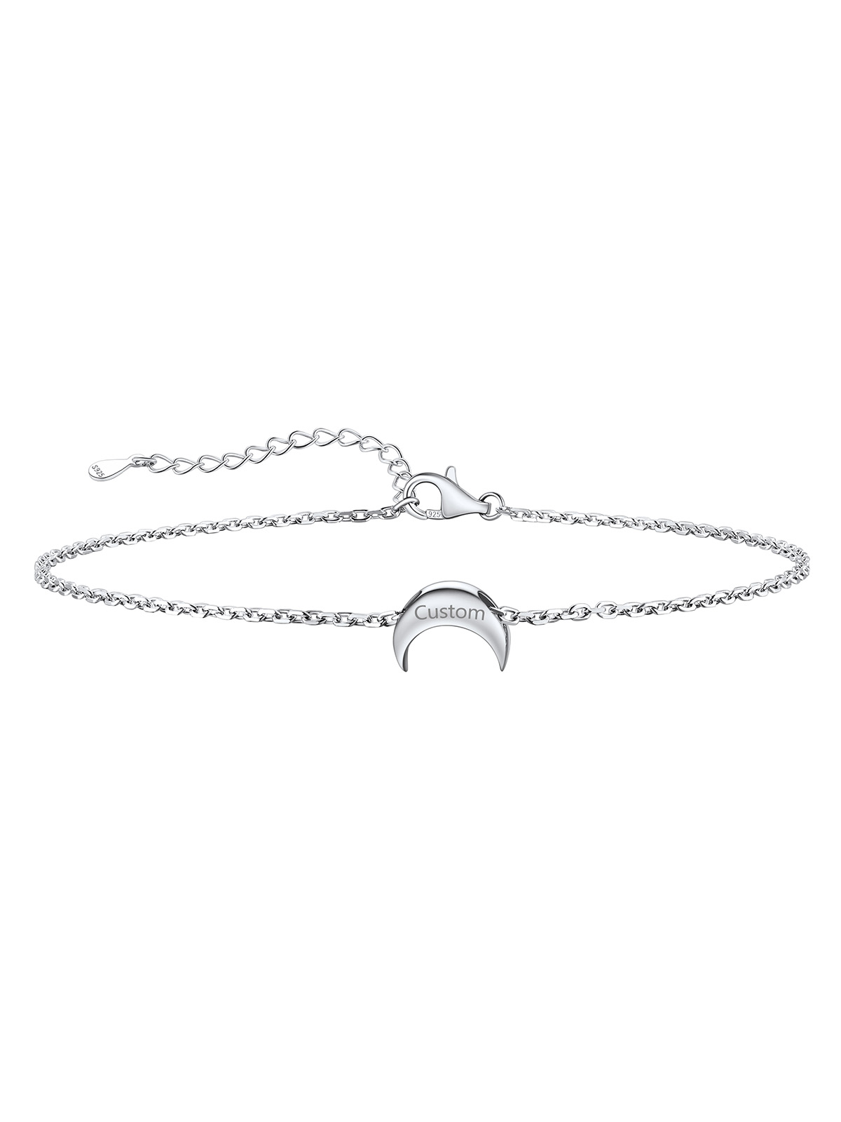 Moon Link Chain Bracelet