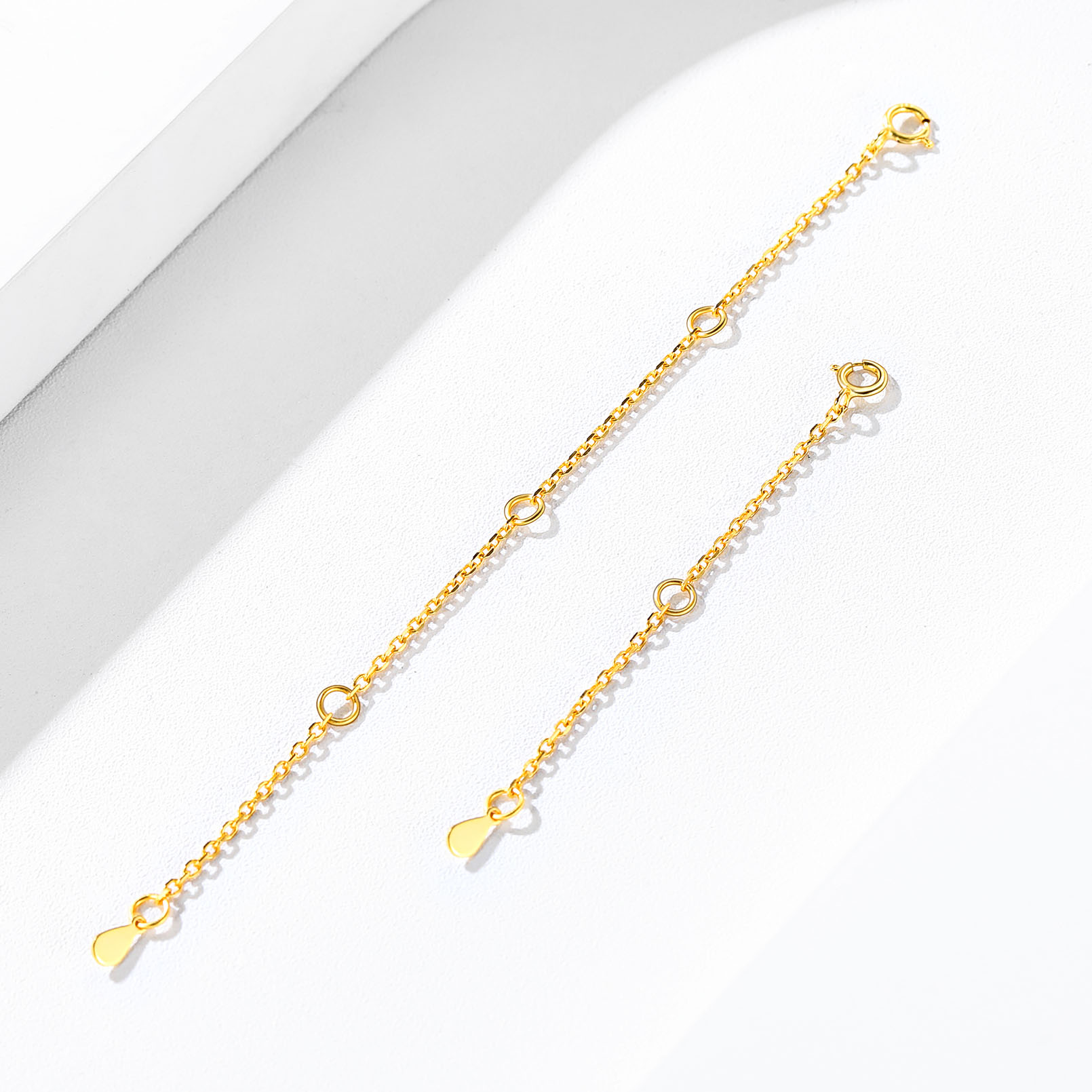 Sterling Silver Chain Extender 2"&4" For Women