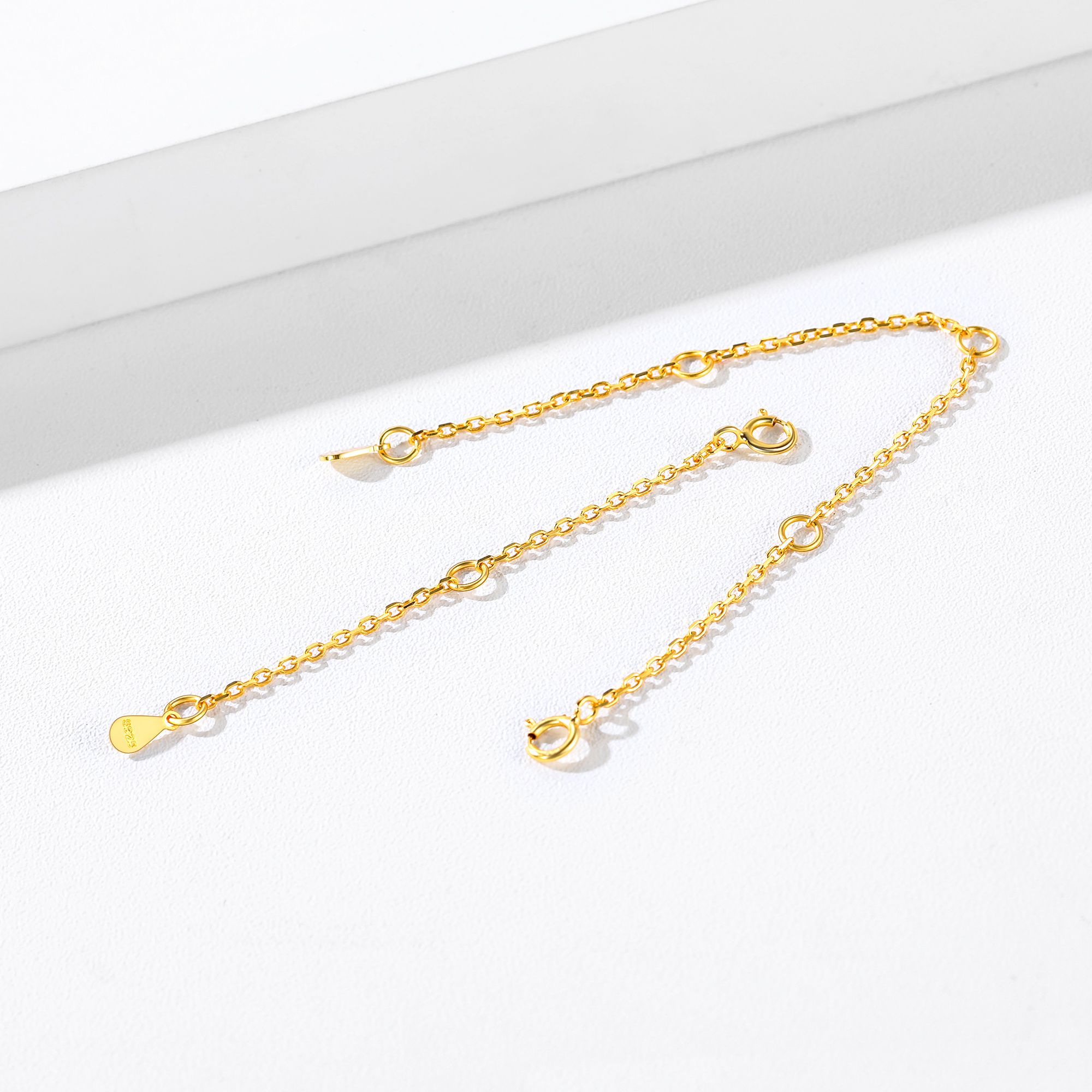 Sterling Silver Chain Extender 2"&4" For Women