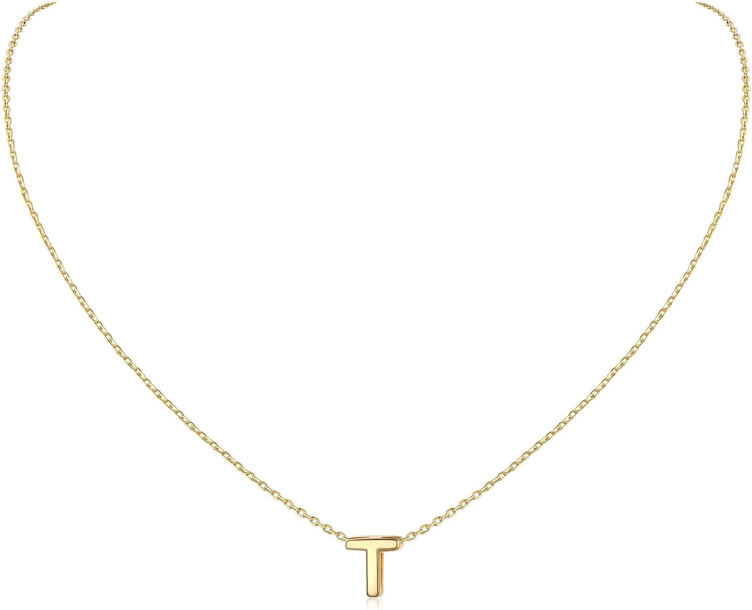 Initial Dainty Necklace for women, silver jewelry, A to Z  jewelry, gift idea