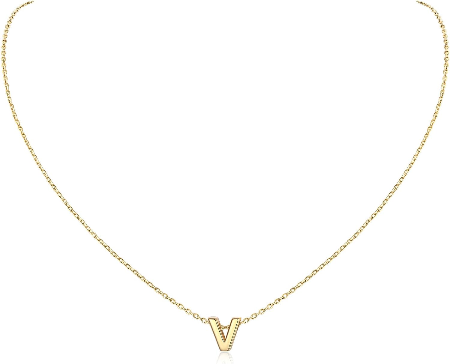 Initial Dainty Necklace for women, silver jewelry, A to Z  jewelry, gift idea