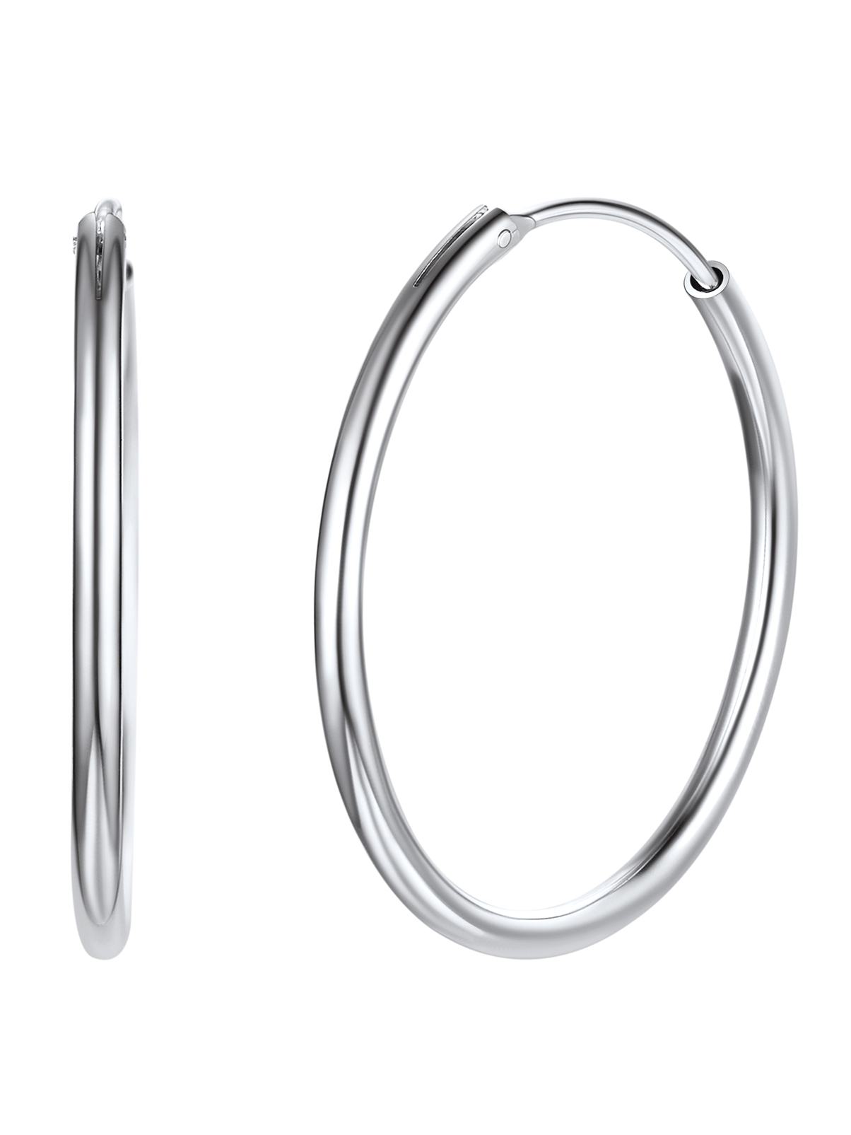 Lightweight Endless Hoop Earring