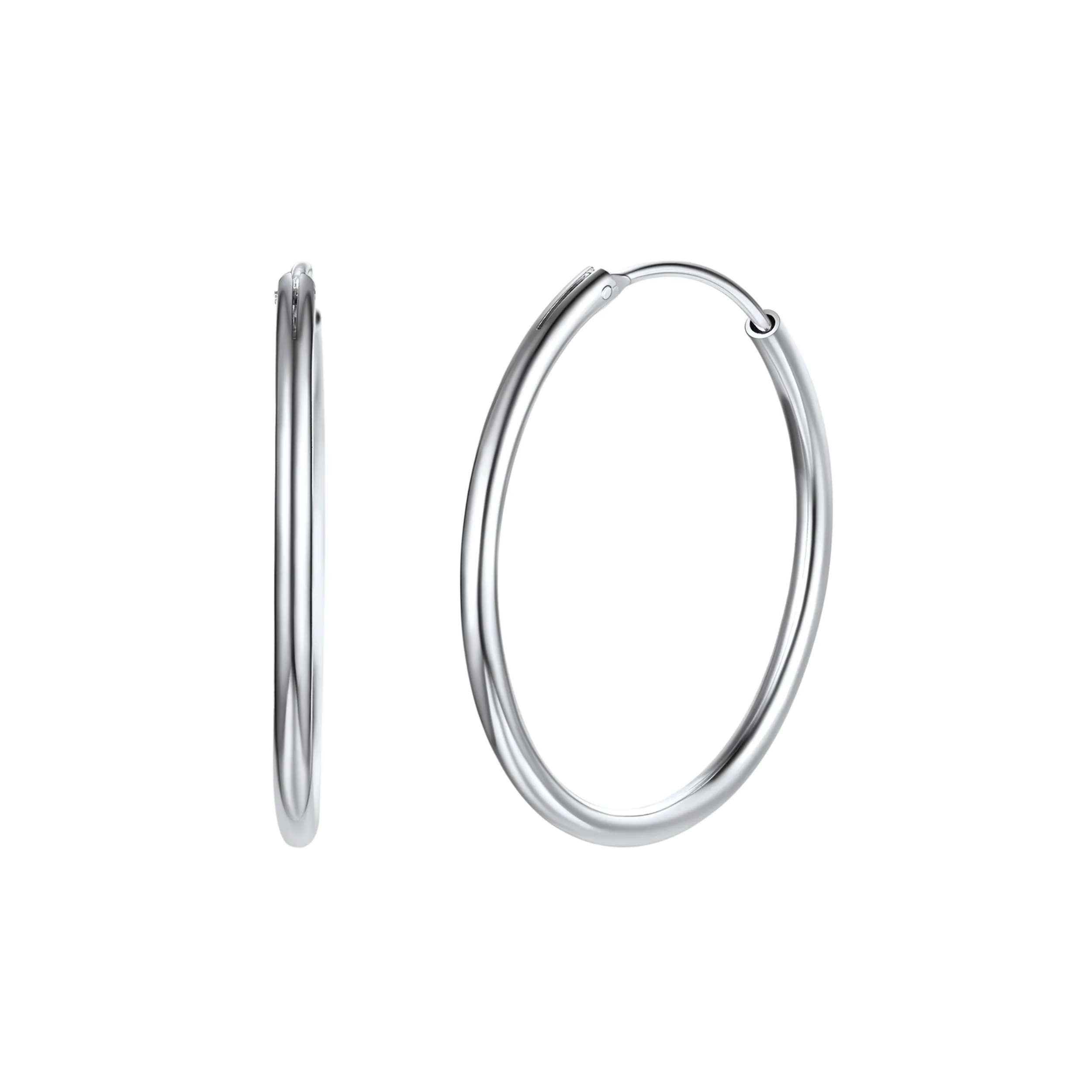 Lightweight Endless Hoop Earring