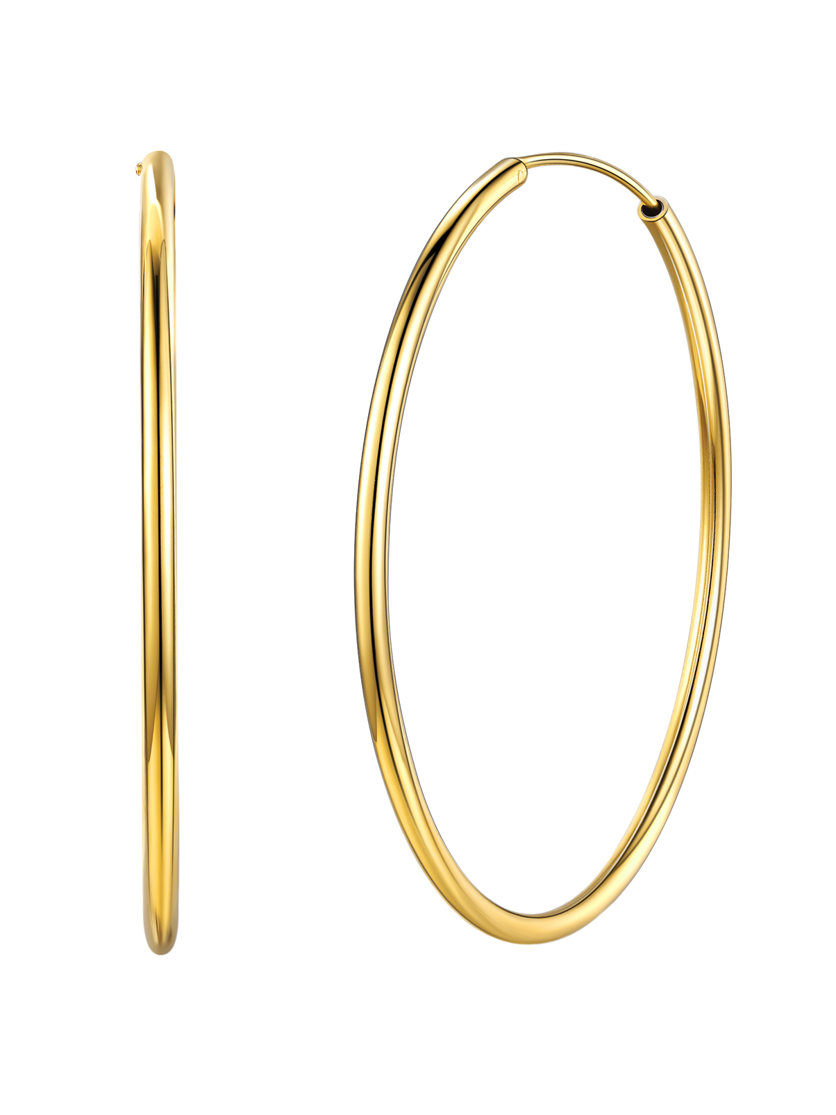 Lightweight Endless Hoop Earring