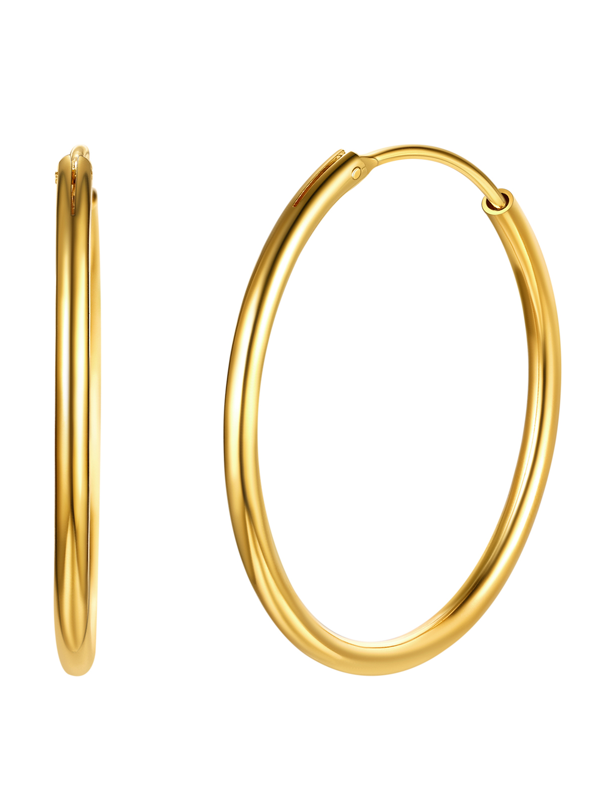 Lightweight Endless Hoop Earring