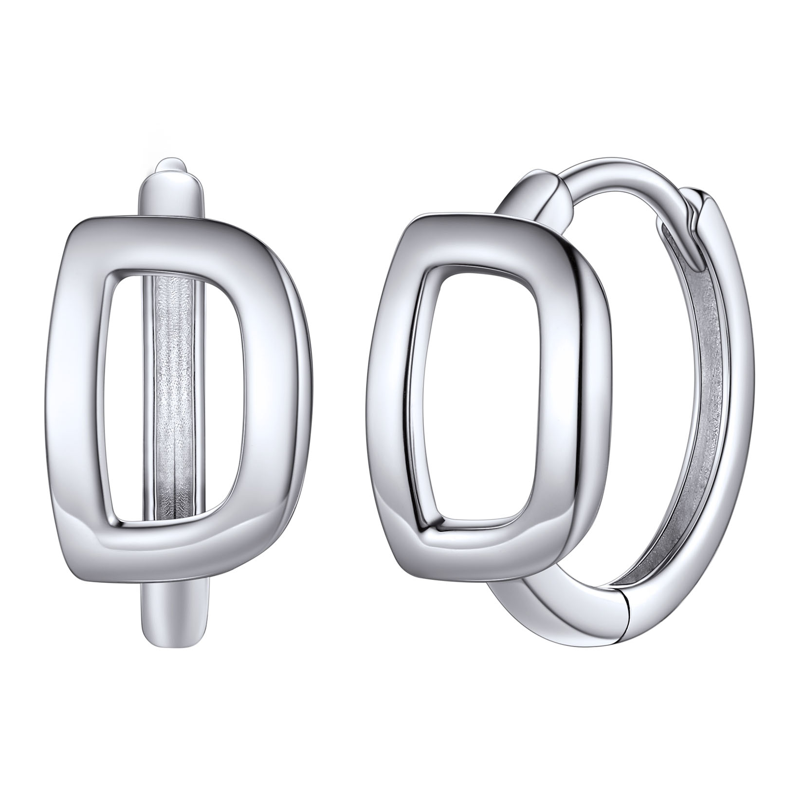 Stackable Initial Hoop Earrings