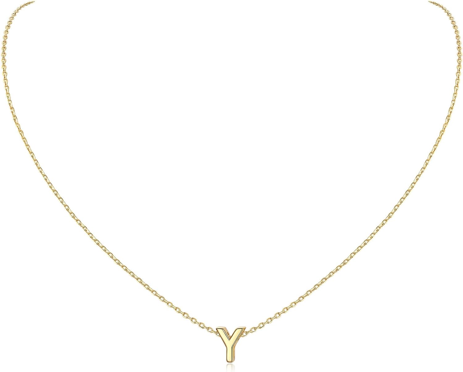 Initial Dainty Necklace for women, silver jewelry, A to Z  jewelry, gift idea