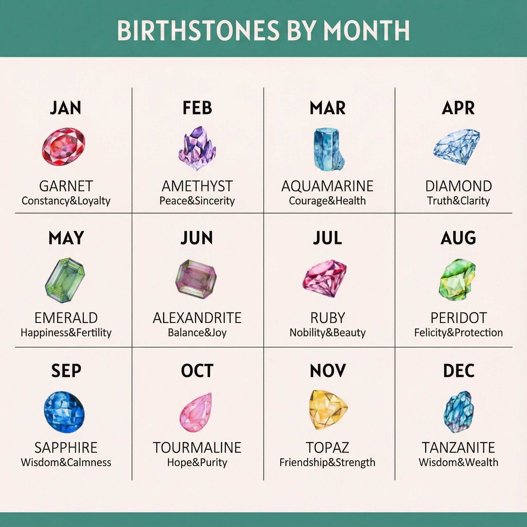 Custom Silver Name Infinity  Birthstone Necklace in Different Month Colors