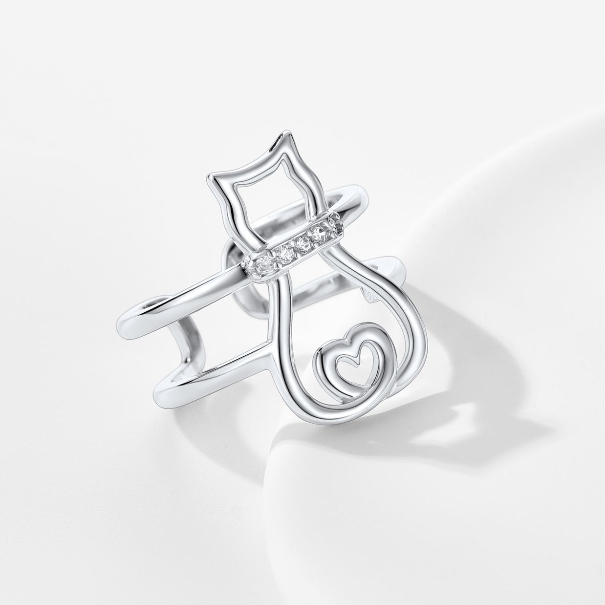 Adjustable Cat Band Rings Cat Rings