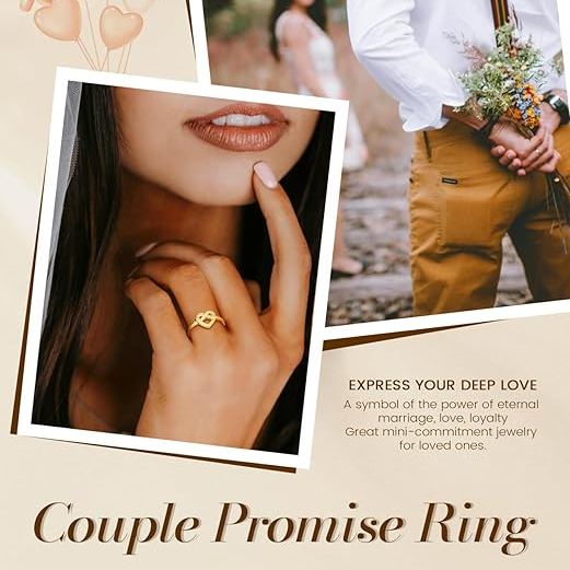 Cubic Zirconia Stackable Love Knot Promise Ring