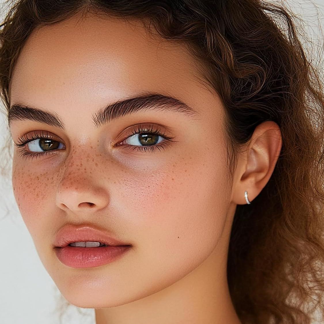 Cubic Zirconia Huggie Hoop Earring for Women