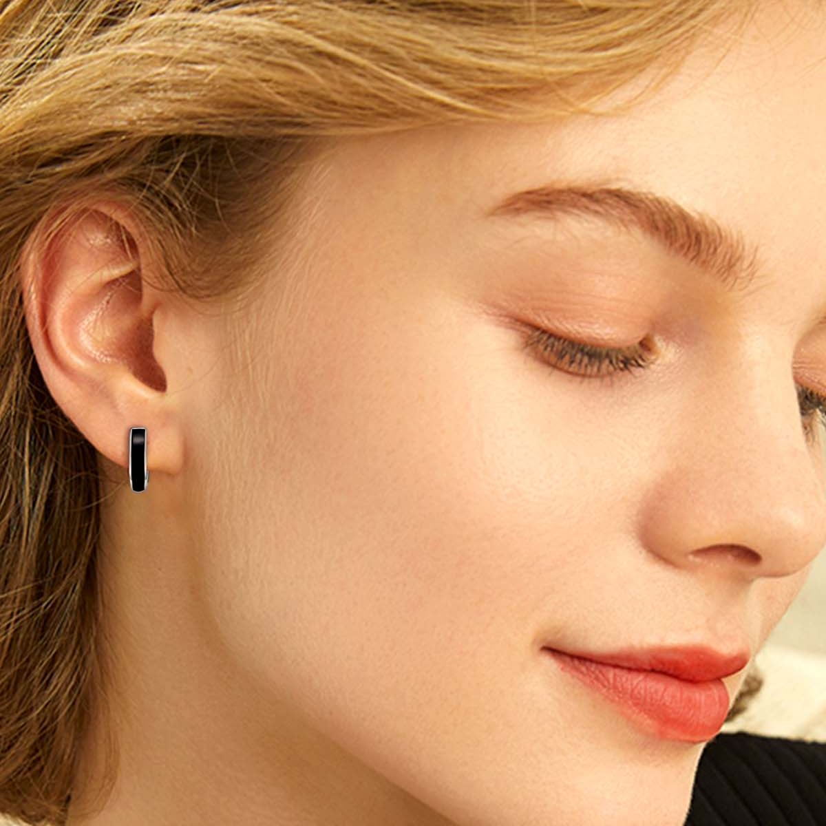 Hypoallergenic Lightweight Hoop Earrings for Women