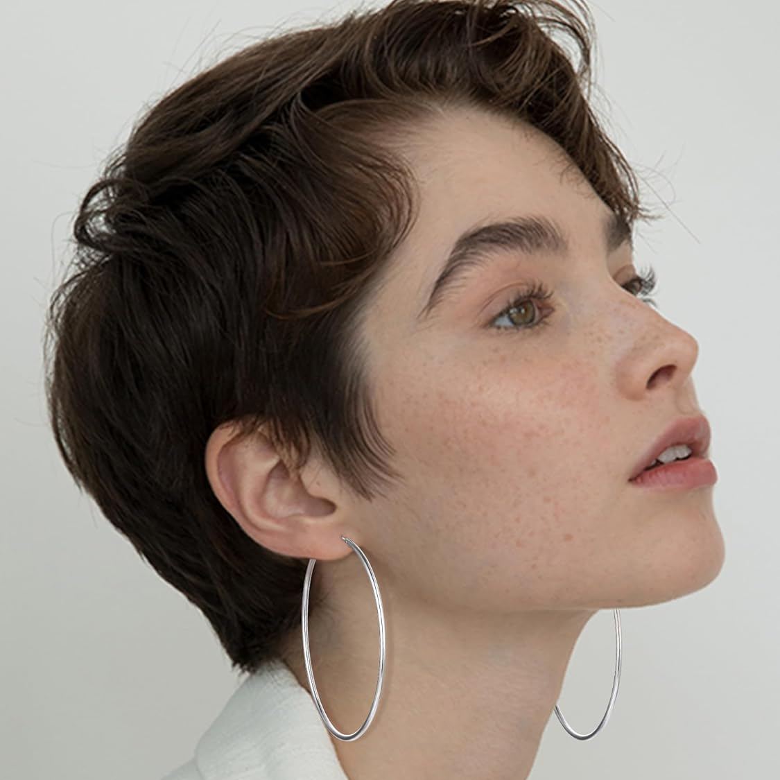 Lightweight Endless Hoop Earring  for Women