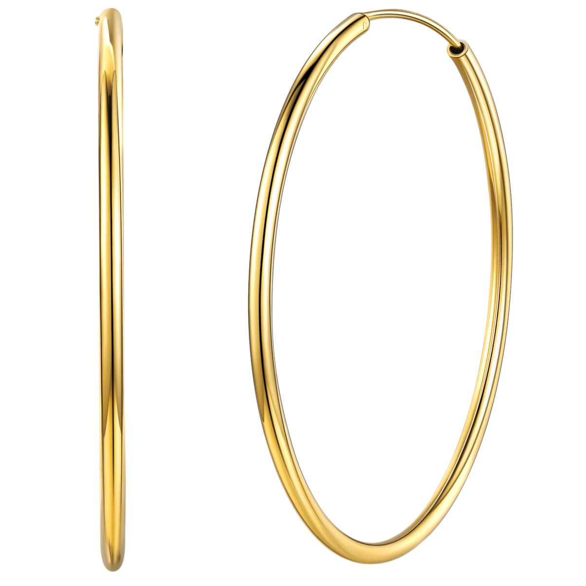 Lightweight Endless Hoop Earring
