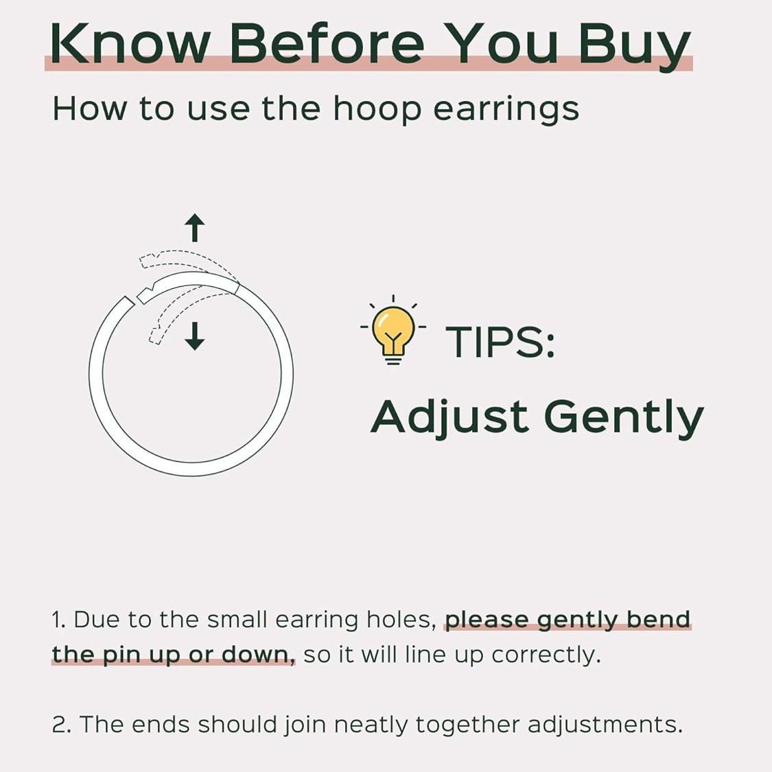 How to use Small Circle Endless Huggie Hoop Earrings