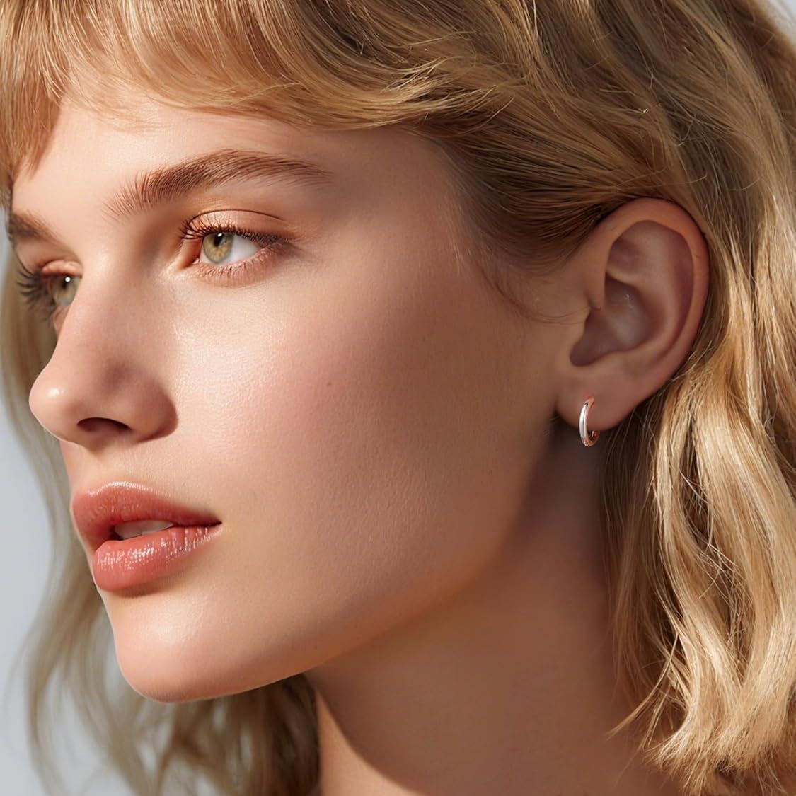 Dainty Hypoallergenic Hoop Earrings for Women