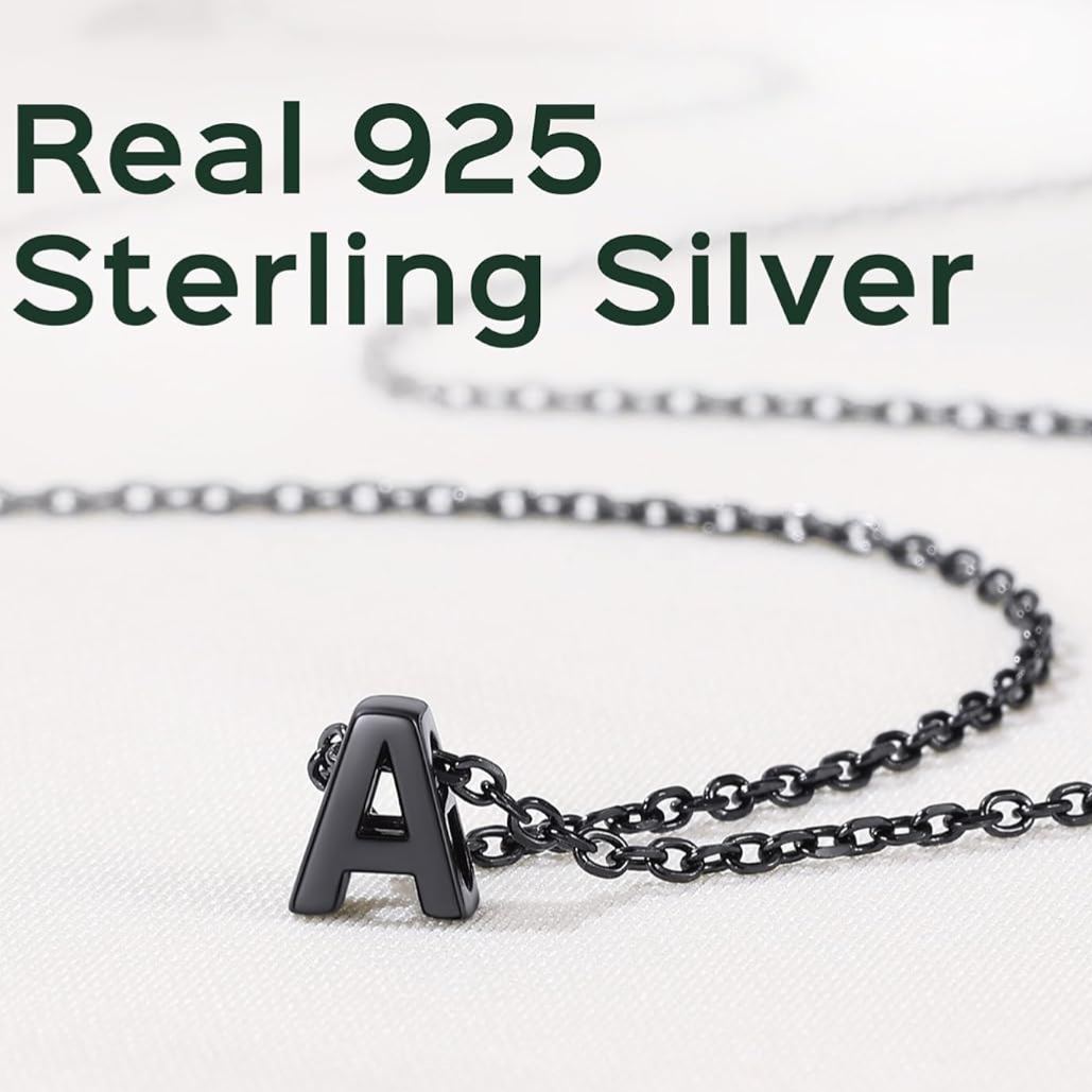 Initial Dainty Necklace for women, silver jewelry, A to Z  jewelry, gift idea