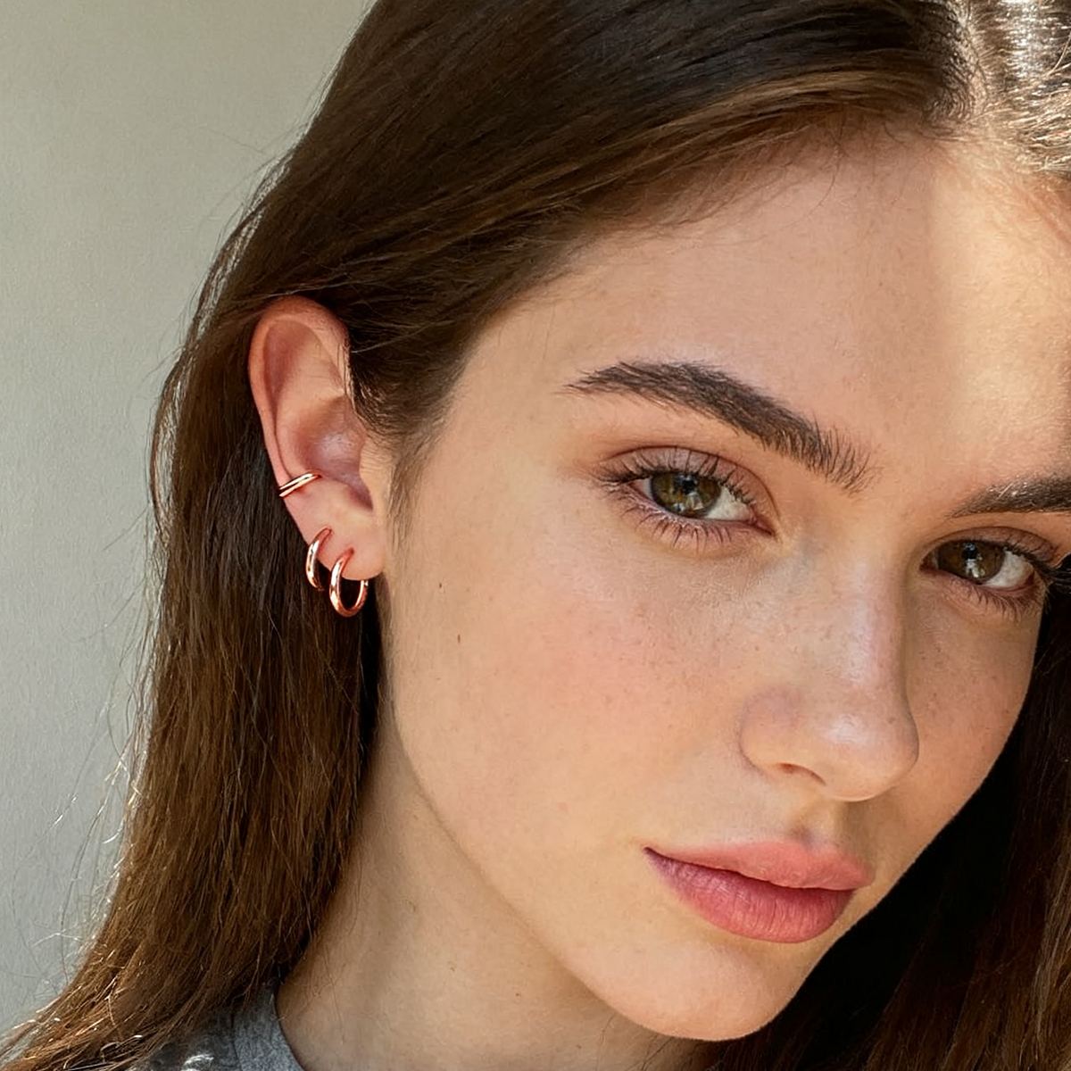 Tiny Cartilage Huggie Hoop Earrings for Women, Ladies, Couples, girlfriend, wife