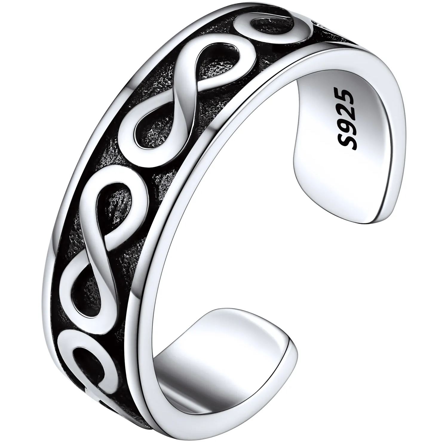 Infinity Adjustable Open Toe Rings