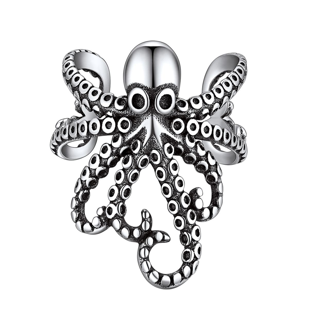Octopus Retro Sea Monster Animal Cartilage Ear Cuff Earrings