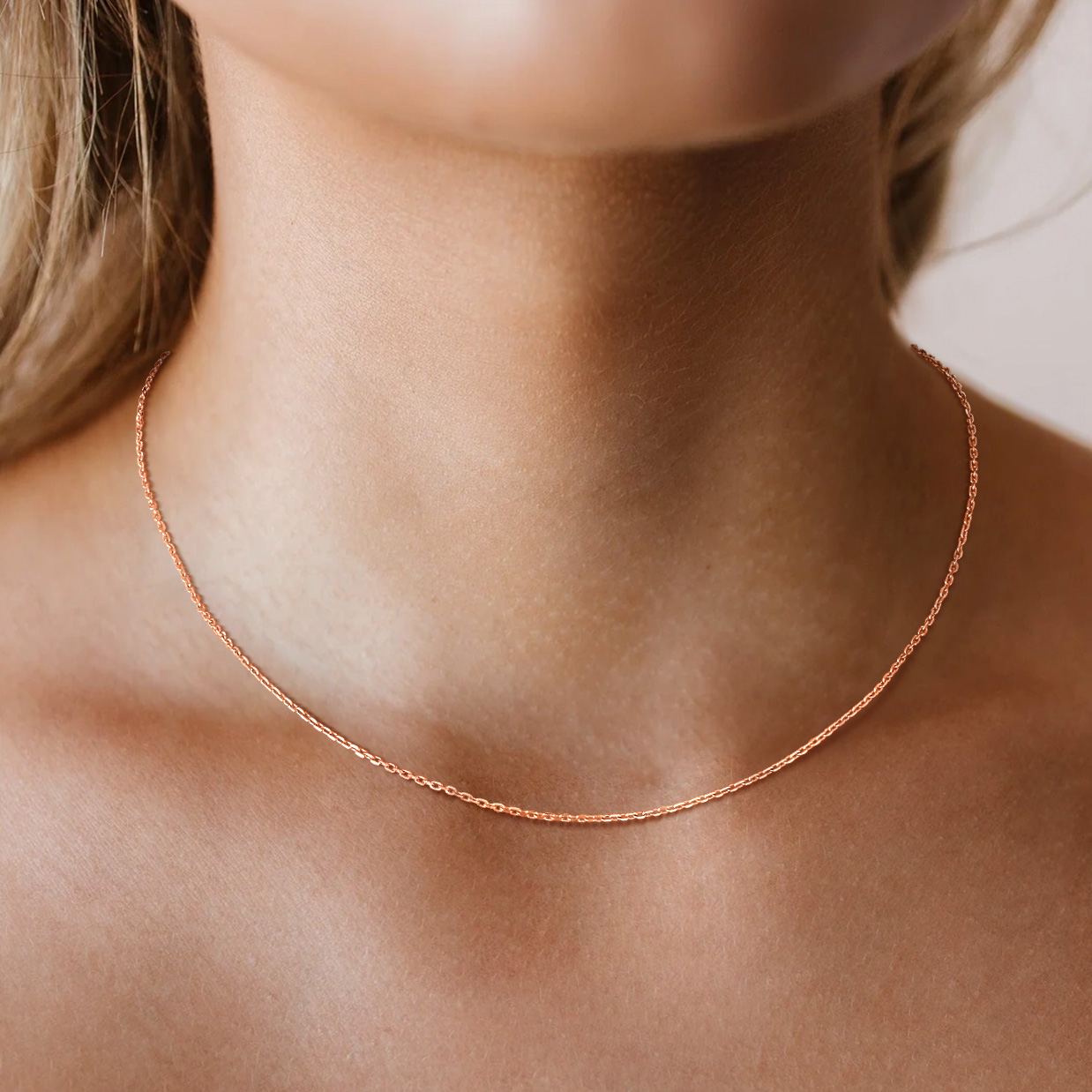 1.5mm  Rolo Chain  Sterling Silver For Women