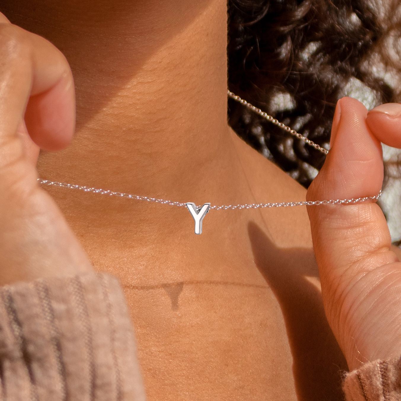 Initial Dainty Necklace