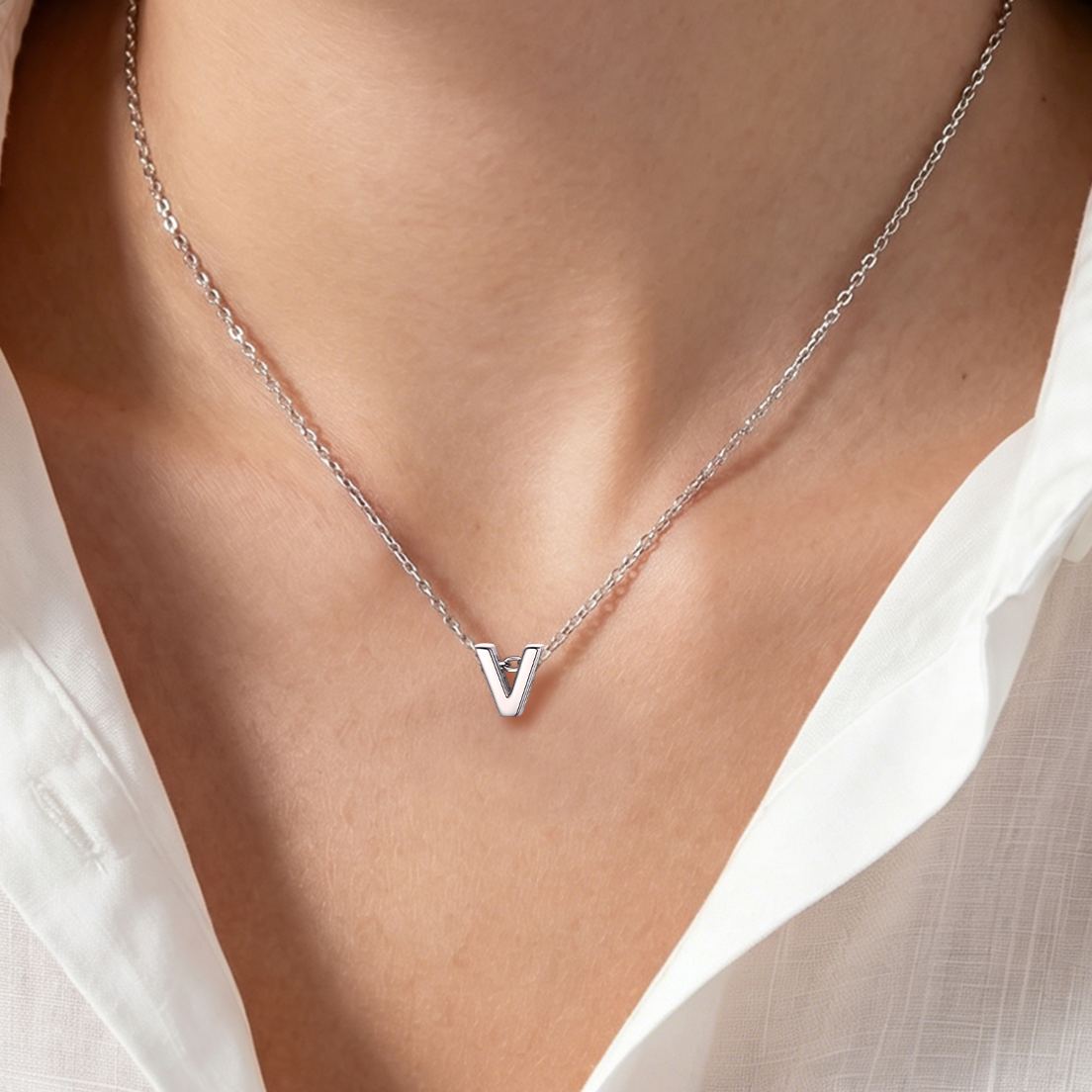 Initial Dainty Necklace