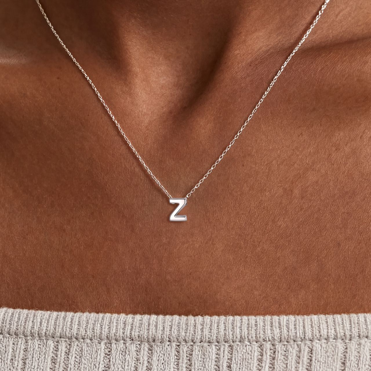 Initial Dainty Necklace