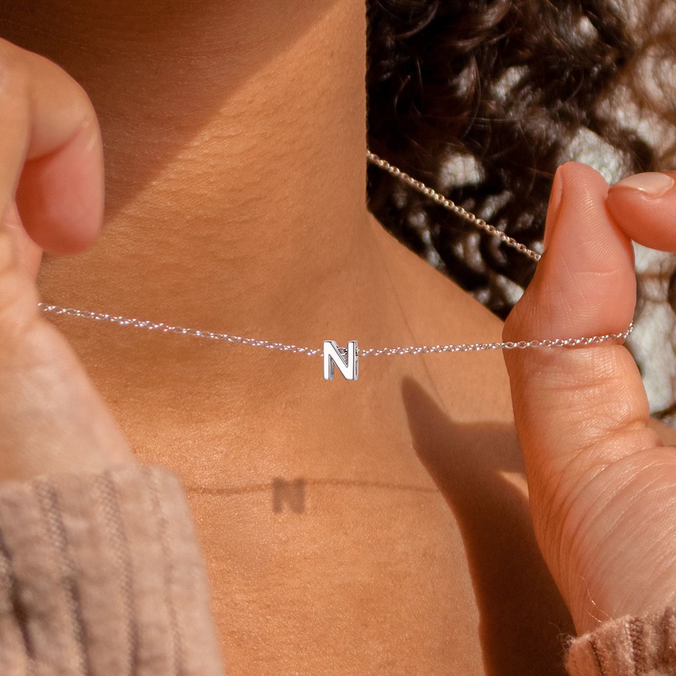 Initial Dainty Necklace