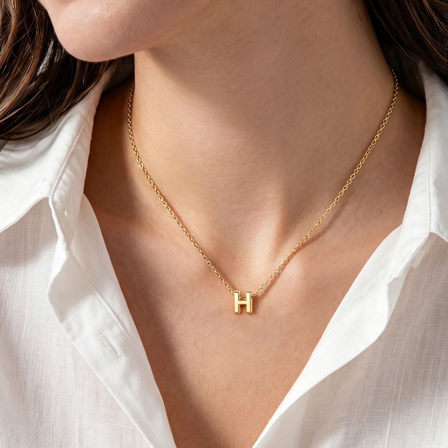 Initial Dainty Necklace