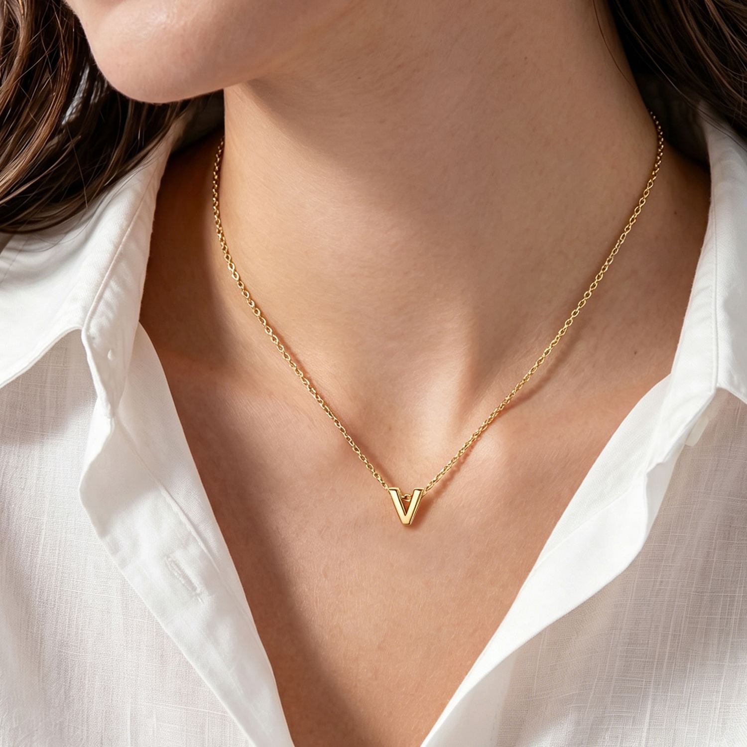 Initial Dainty Necklace